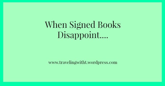 when signed books disappoint